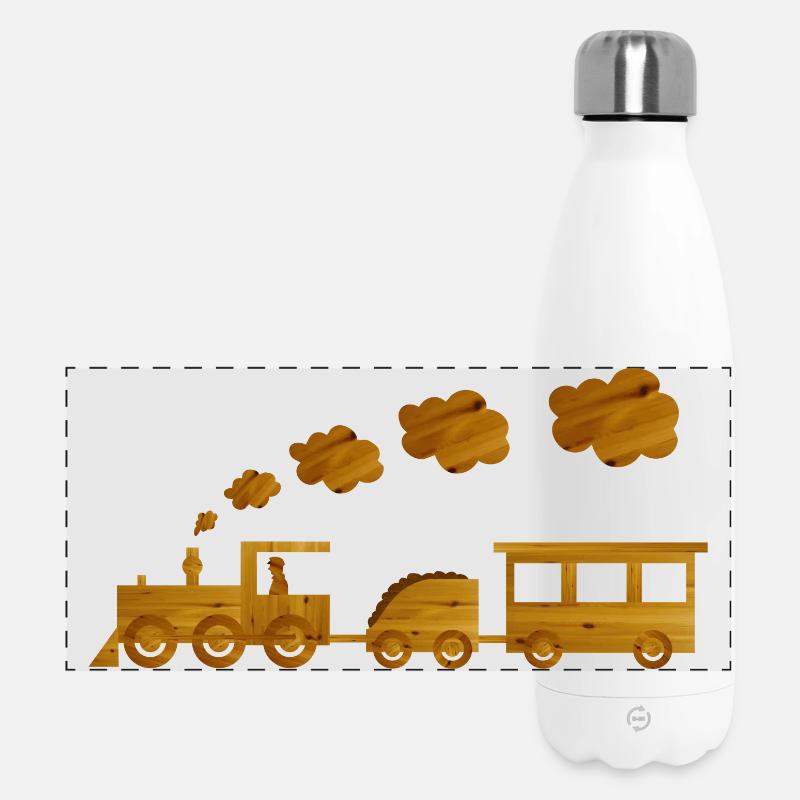 railroad - Panoramic Thermal Bottle 500 ml - white