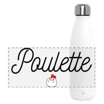 Küken Spitzname Henne süßes Geschenk Humor - Panorama Isolierflasche 500 ml - Weiß - Vorne
