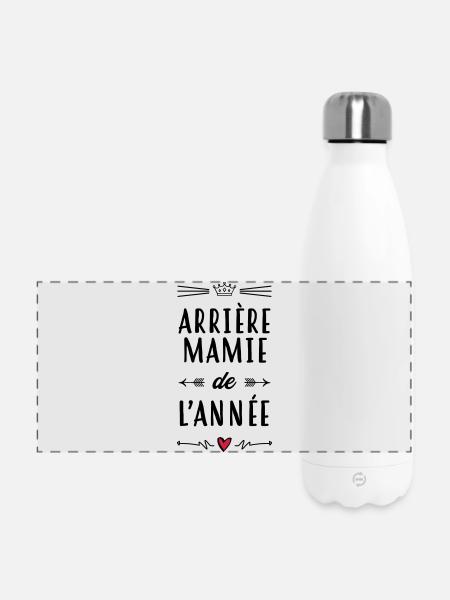 Großmütter / Oma / Mami / Großmutter / Mamy - Panorama Isolierflasche 500 ml - Weiß
