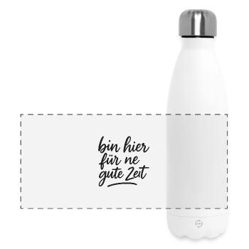I'm here for a good time - Panoramic Thermal Bottle 500 ml - white - Front
