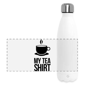Tee shirt - Panorama Isolierflasche 500 ml - Weiß - Vorne
