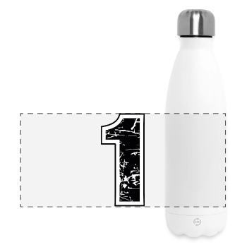 1 - Panorama Isolierflasche 500 ml - Weiß - Vorne