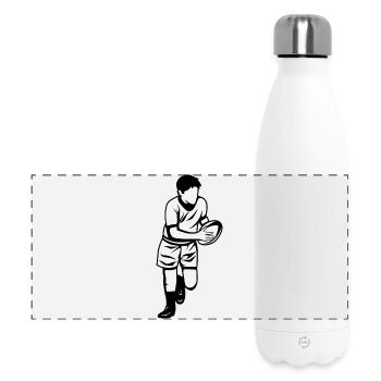 Rugby Boy - Panoramic Thermal Bottle 500 ml - white - Front