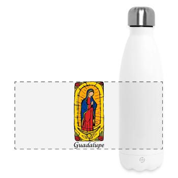 Guadeloupe - Gourde isotherme panoramique 500 ml - blanc - Devant
