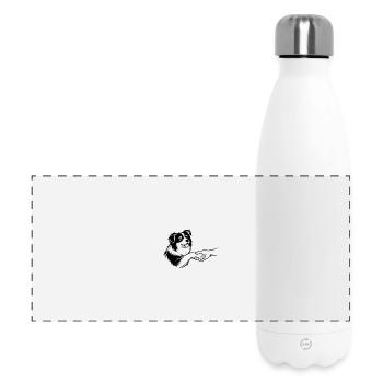 Ein Versprechen auf vier Pfoten - Panorama Isolierflasche 500 ml - Weiß - Vorne