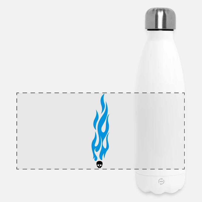 flammen - Panoramic Thermal Bottle 500 ml - white