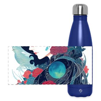 Geisha - Panoramic Thermal Bottle 500 ml - dark blue  - Front