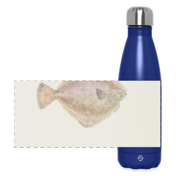 Mon cher Scholli fish design - Gourde isotherme panoramique 500 ml - bleu foncé  - Devant