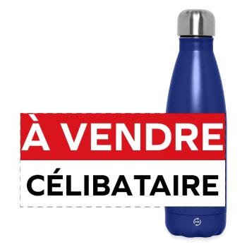 bachelor - Panoramic Thermal Bottle 500 ml - dark blue  - Front