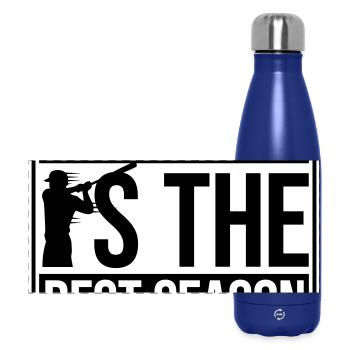 La saison de baseball est la meilleure saison des sports de fans - Gourde isotherme panoramique 500 ml - bleu foncé  - Devant
