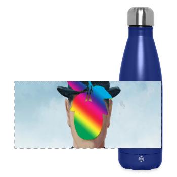 Arc-en-ciel Apple-Man - Gourde isotherme panoramique 500 ml - bleu foncé  - Devant