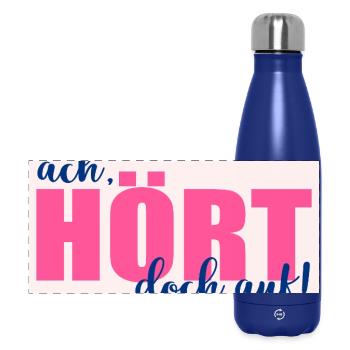 ARRÊTEZ DE DIRE - Gourde isotherme panoramique 500 ml - bleu foncé  - Devant