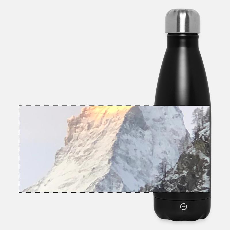 Matterhorn 2 - Panoramic Thermal Bottle 500 ml - black