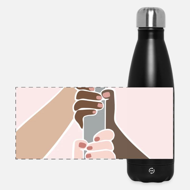 Stronger Together Poledancers - Panoramic Thermal Bottle 500 ml - black