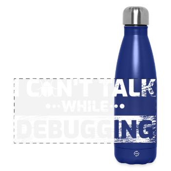 Software Entwickler Witz - Panorama Isolierflasche 500 ml - Dunkelblau  - Vorne