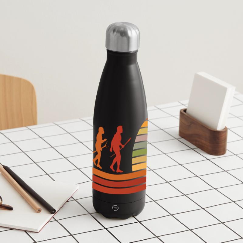 Evolution des Kletterns Retro Design Panorama Isolierflasche 500 ml