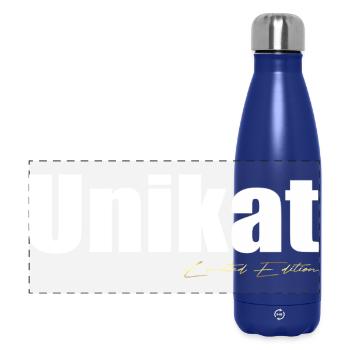Unique piece - Panoramic Thermal Bottle 500 ml - dark blue  - Front