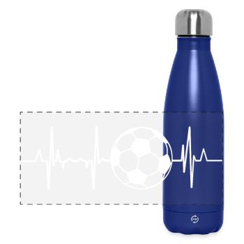 Football ECG - Panoramic Thermal Bottle 500 ml - dark blue  - Front