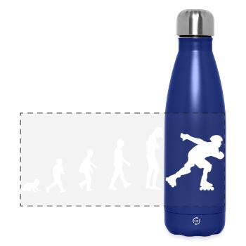 Développement du bébé au patineur en ligne - Gourde isotherme panoramique 500 ml - bleu foncé  - Devant