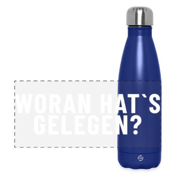What was the reason ? - Panoramic Thermal Bottle 500 ml - dark blue  - Front