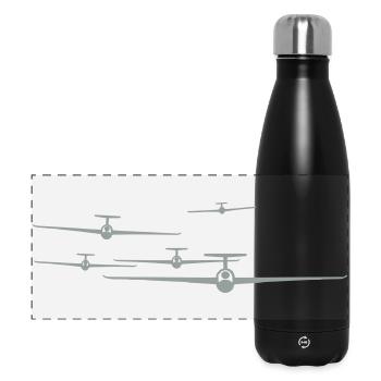 vol de l'équipe - Gourde isotherme panoramique 500 ml - noir - Devant