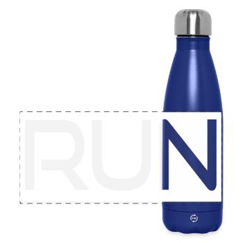 Run - Panoramic Thermal Bottle 500 ml - dark blue  - Front