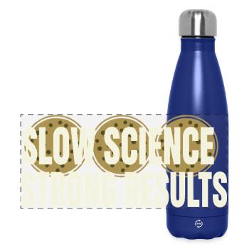 Mikrobiologie - Panorama Isolierflasche 500 ml - Dunkelblau  - Vorne