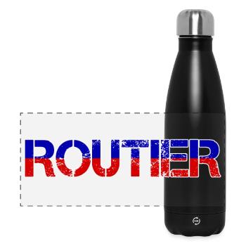 Routier Bleu Blanc Rouge - Gourde isotherme panoramique 500 ml - noir - Devant