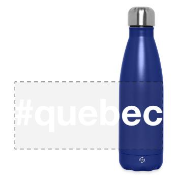 QUEBEC Kanada Canada Hashtag - Panorama Isolierflasche 500 ml - Dunkelblau  - Vorne