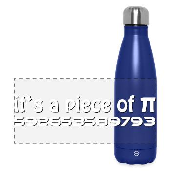 Piece of PI - Panorama Isolierflasche 500 ml - Dunkelblau  - Vorne