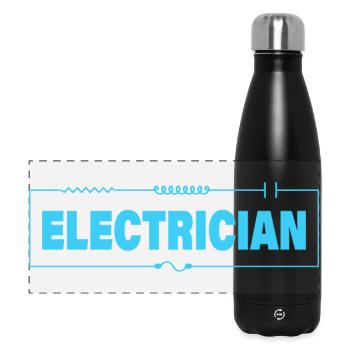 ELECTRICIAN - Panorama Isolierflasche 500 ml - Schwarz - Vorne