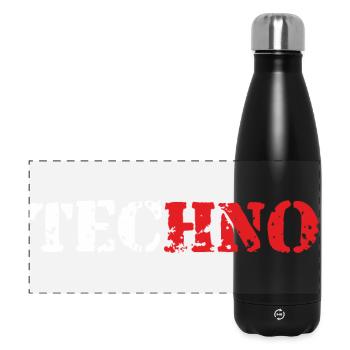 Techno ArmyLook - Panorama Isolierflasche 500 ml - Schwarz - Vorne