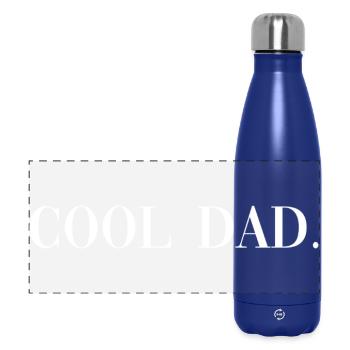 Papa Cool Dad - Panoramic Thermal Bottle 500 ml - dark blue  - Front