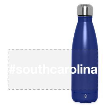 South Carolina Hashtag - Panorama Isolierflasche 500 ml - Dunkelblau  - Vorne