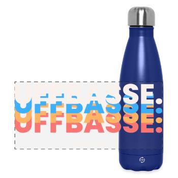 Pfalzlust Uffbasse - Panorama Isolierflasche 500 ml - Dunkelblau  - Vorne