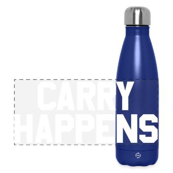 Carrying weapons according to the 2nd Amendment: Concealed - Panoramic Thermal Bottle 500 ml - dark blue  - Front