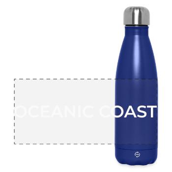 ATLANTEA - Oceanic Coast - Gourde isotherme panoramique 500 ml - bleu foncé  - Devant