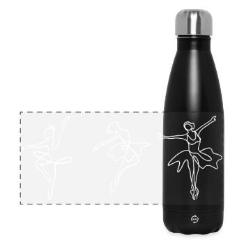 Geschenkidee für die Ballerina-Linie - Panorama Isolierflasche 500 ml - Schwarz - Vorne
