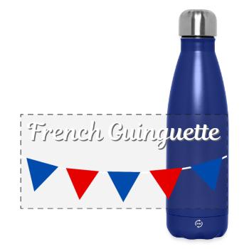 French guinguette - Gourde isotherme panoramique 500 ml - bleu foncé  - Devant