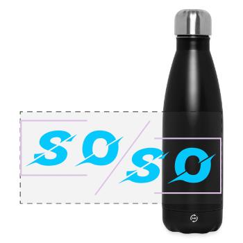 Soso - Panorama Isolierflasche 500 ml - Schwarz - Vorne
