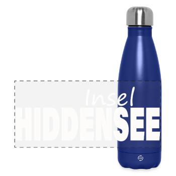 HIDDENSEE - Panorama Isolierflasche 500 ml - Dunkelblau  - Vorne