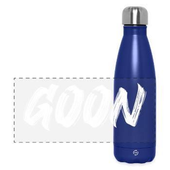 Goon - Gourde isotherme panoramique 500 ml - bleu foncé  - Devant