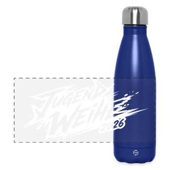 Jugendweihe 2026 - Panorama Isolierflasche 500 ml - Dunkelblau  - Vorne