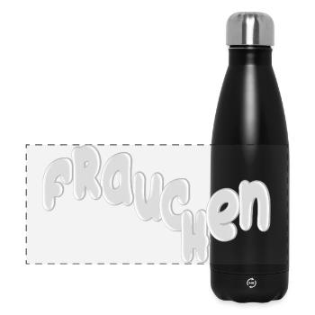 Mistress Silver Curvy Font Design - Panoramic Thermal Bottle 500 ml - black - Front