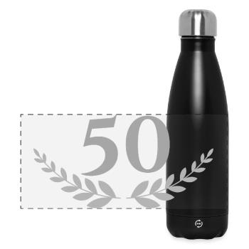 50 - Panoramic Thermal Bottle 500 ml - black - Front