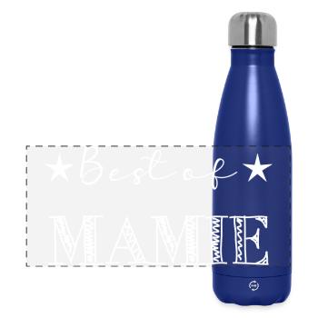 GRANNY. MOTHER's DAY. HAPPY BIRTHDAY GRANNY. I LOVE YOU - Panoramic Thermal Bottle 500 ml - dark blue  - Front