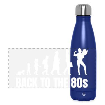 80s Girls to Adults - Panoramic Thermal Bottle 500 ml - dark blue  - Front