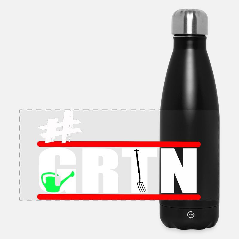 Garten - Gärtner - Gärtnern - GRTN  - Panorama Isolierflasche 500 ml - Schwarz
