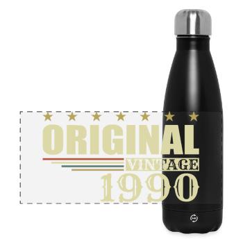 1990 Anniversaire 1990 - Gourde isotherme panoramique 500 ml - noir - Devant
