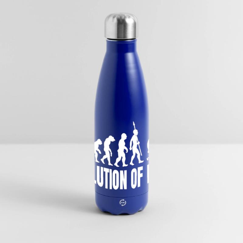 Programmer Computer Freak Evolution Retro Panoramic Thermal Bottle 500 ml